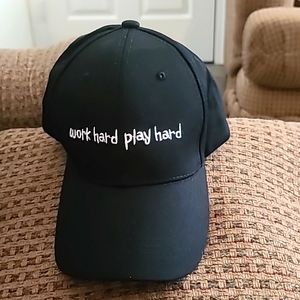 Karma Cap "Work Hard Play Hard" New black